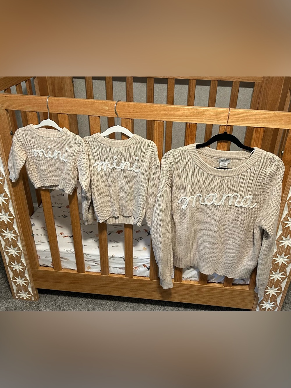 “Mama” and “Mini” Matching Sweaters